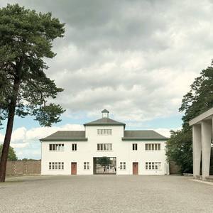 Sachsenhausen concentration camp entrance