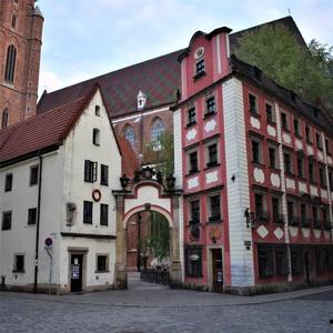 Hansel and Gretel Houses in Wroclaw