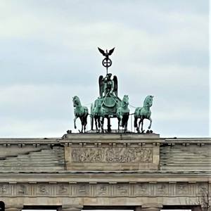 Quadriga on the Brandenburg Gate in Berlin